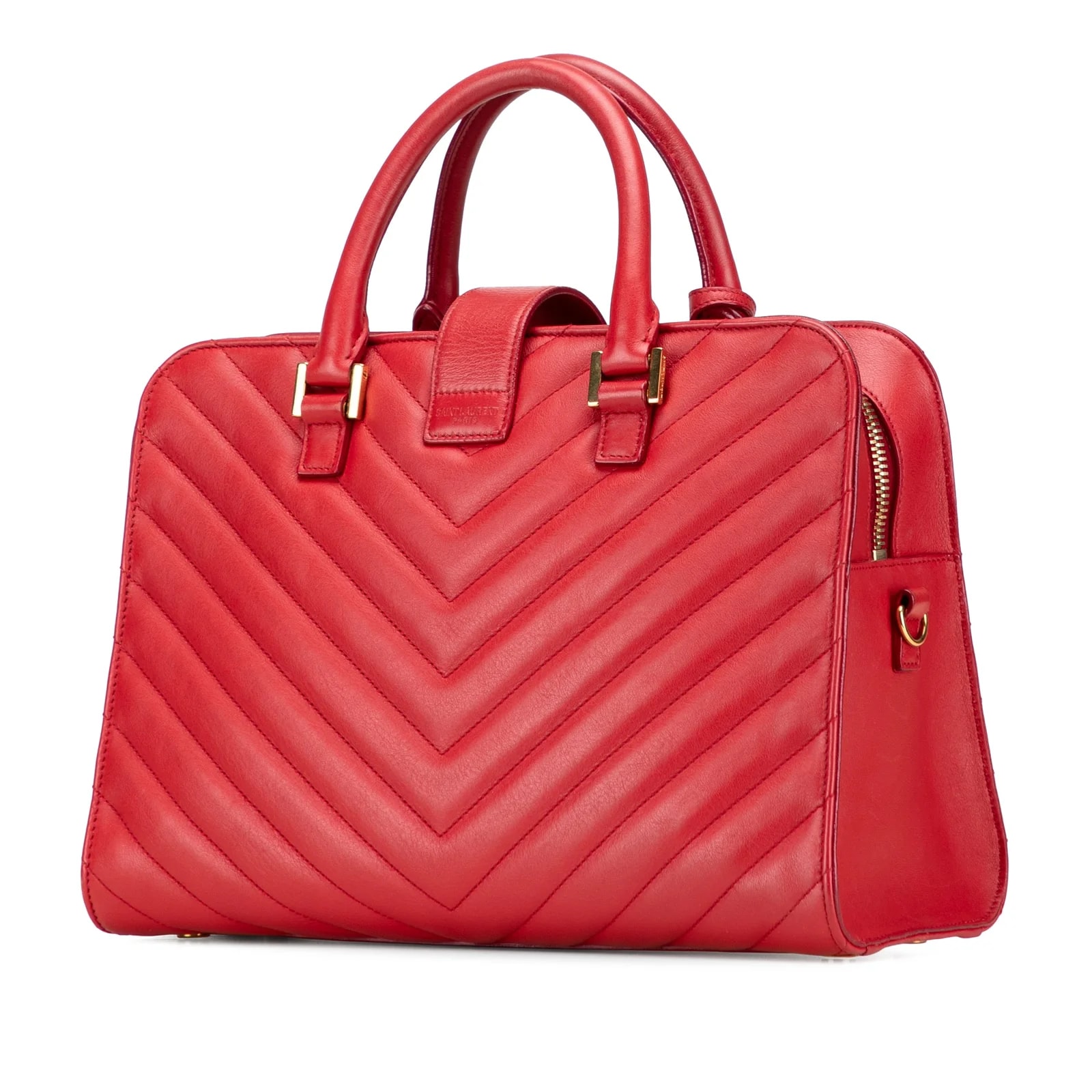 Small Chevron Cabas Satchel 2