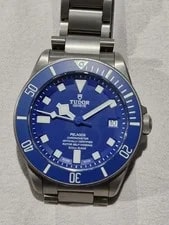 Tudor Pelagos 25600TB Titanium 42mm Blue Dial 500m Diver With 2