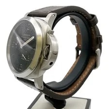 Panerai Luminor1950 3 GMT PAM01321 44mm Stainless Steel Black OKW1102 2