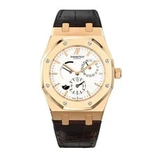 Audemars Piguet — Audemars Piguet Royal Oak 39MM Silver Index Hour Markers Dial Rose Gold — Watch — resale