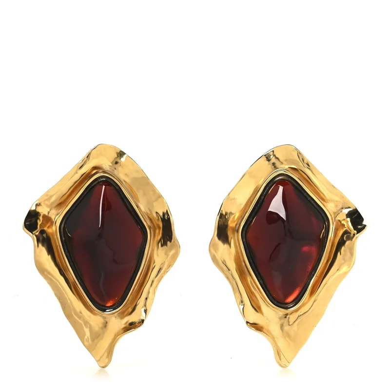 Saint Laurent — Resin Clip on — Jewelry — resale