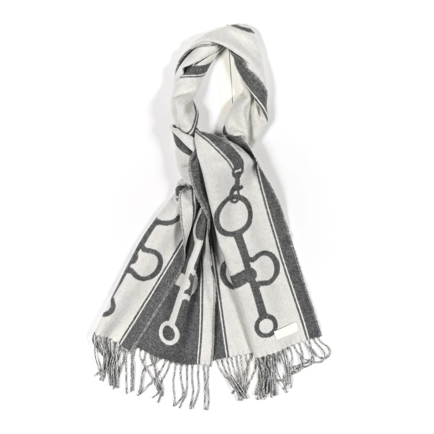 Hermès — Casaque Mors Muffler Ivoire Flanelle — Accessory — resale