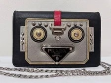 Prada Robot Chain Wallet 2Way 2