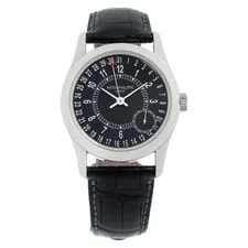 Patek Philippe — Patek Philippe 6000G-001 18k White Gold 37mm Automatic Micro-Rotor — Watch — resale