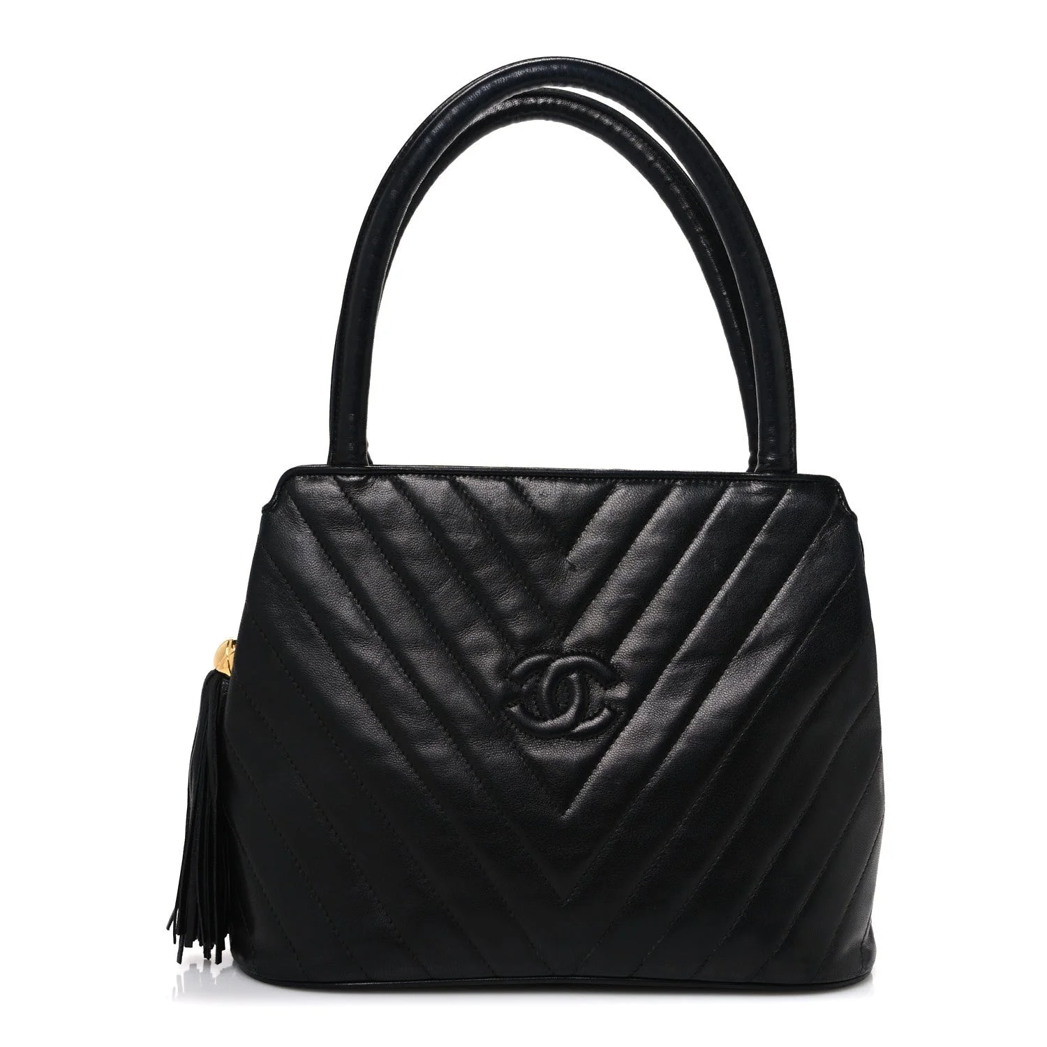 Chanel — Chevron Top Handle — Handbag — resale