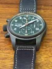 IWC Pilot Spitfire 387902 Green Dial Bronze Case Automatic 41mm 4