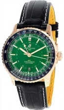 Breitling Navitimer GMT 41mm 18K Rose Gold Leather R32310251L1P1 2