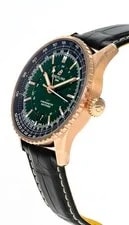 Breitling Navitimer GMT 41mm 18K Rose Gold Leather R32310251L1P1 3
