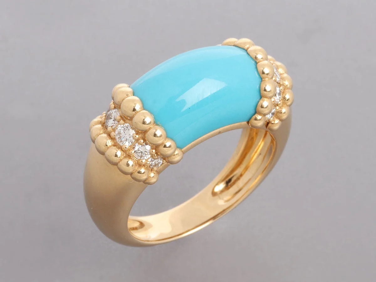 Van Cleef & Arpels 18K Yellow Gold and Perlée Couleurs 2