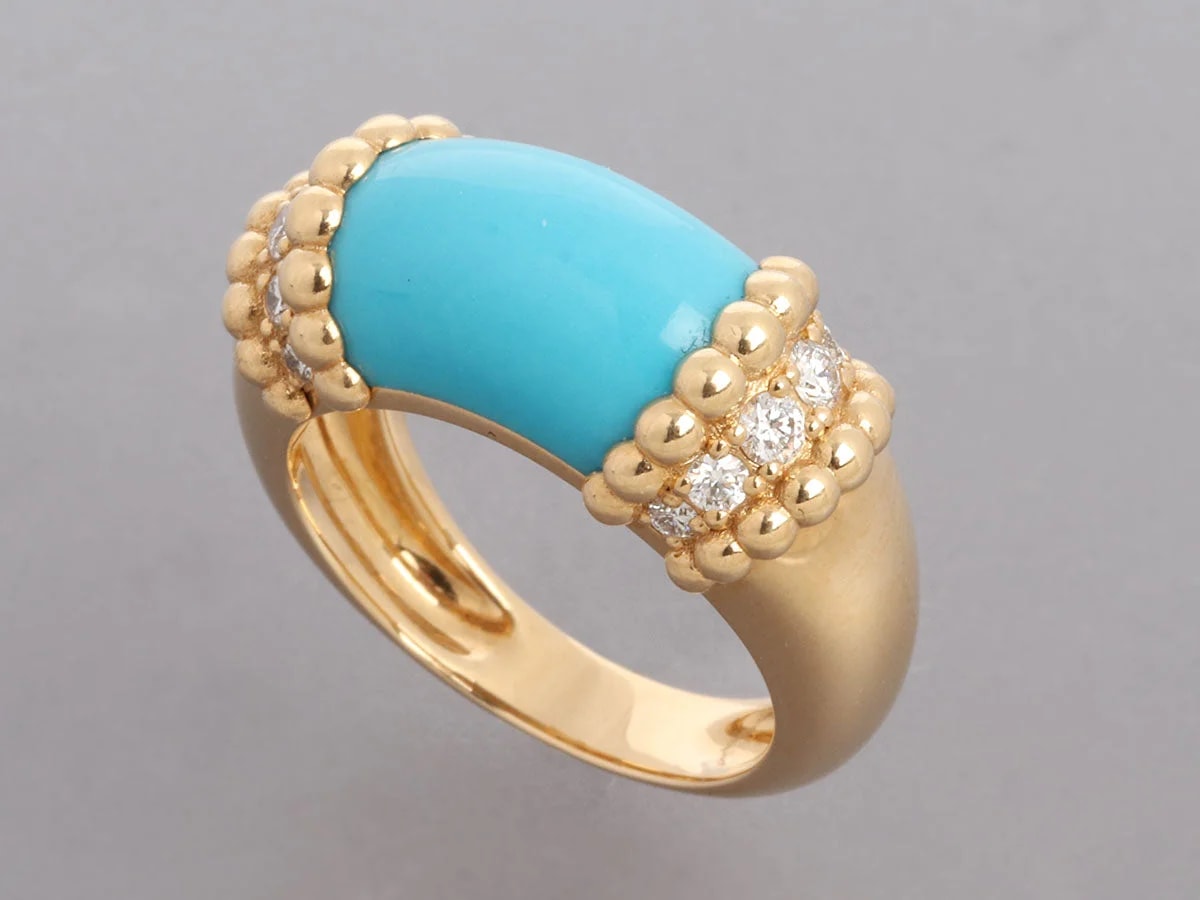 Van Cleef & Arpels 18K Yellow Gold and Perlée Couleurs 3