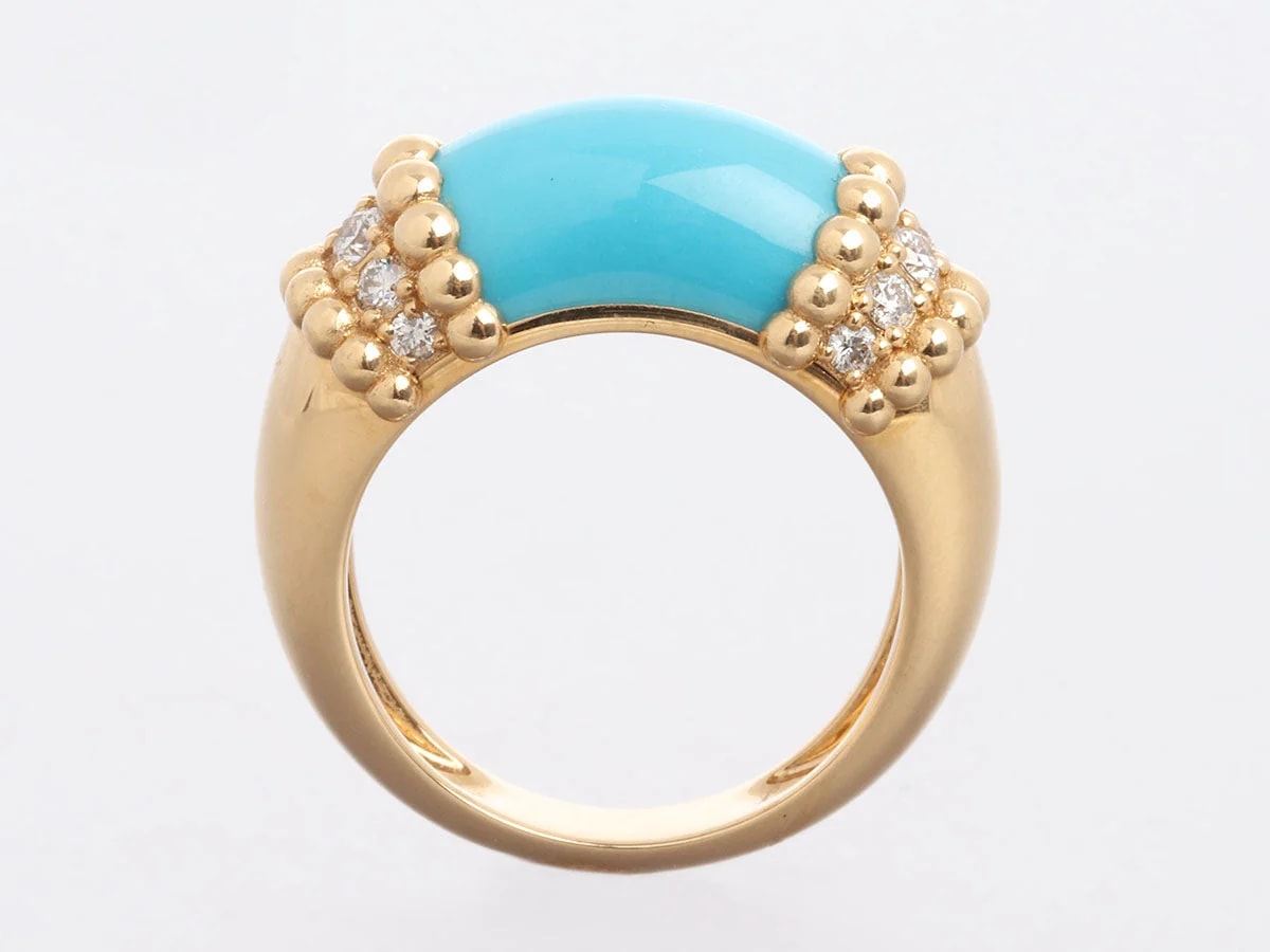 Van Cleef & Arpels 18K Yellow Gold and Perlée Couleurs 4