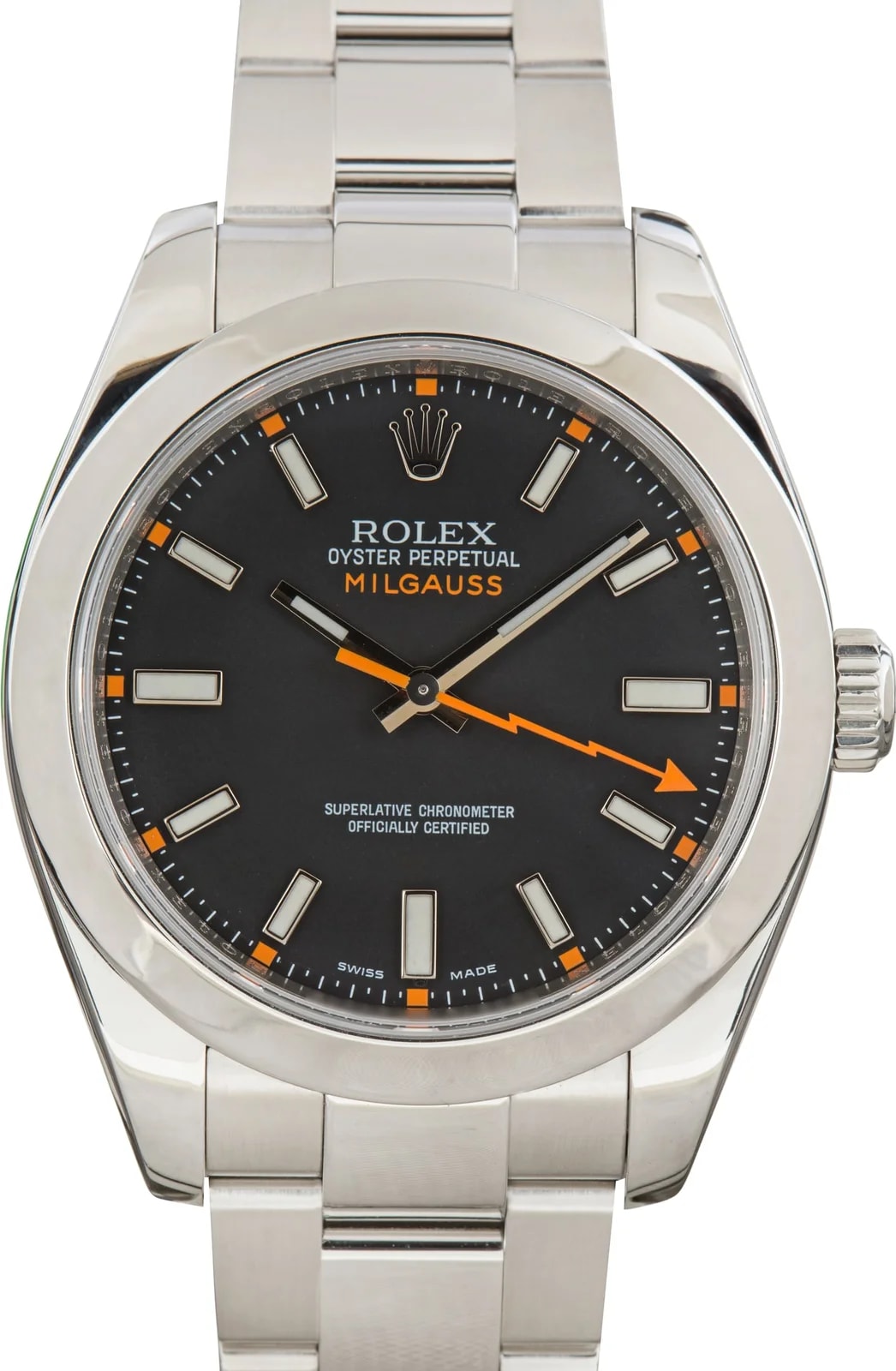 Rolex — Black Dial Rolex Milgauss Ref 116400 — Watch — resale