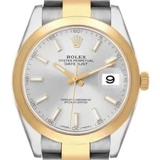 2019 Rolex 41mm DateJust 18K Gold / Steel With Silver Dial. (Ref. 126303) 2