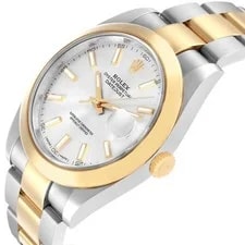 2019 Rolex 41mm DateJust 18K Gold / Steel With Silver Dial. (Ref. 126303) 3
