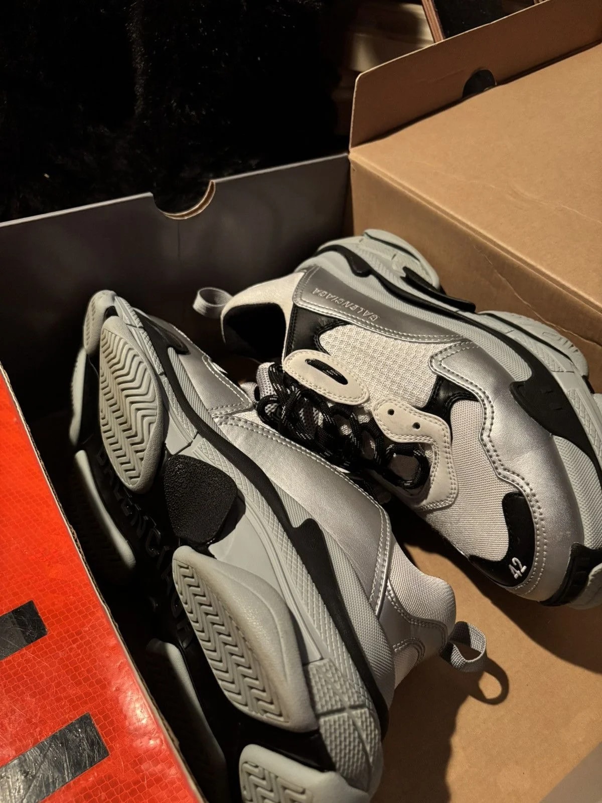 Balenciaga — Balenciaga Triple S Metallic & — Sneaker — resale