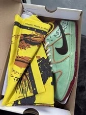 Size 8.5 Nike SB Dunk (Rodeo) Extra Laces and Bandana 2