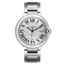 Cartier — Cartier 42mm Ballon Bleu Steel w/Roman Numeral Silver Dial. (W69012Z4) — Watch — resale
