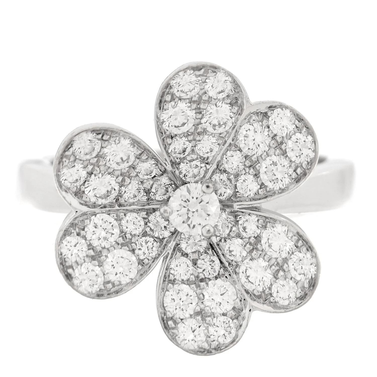 Van Cleef & Arpels — 18K White Gold Small Frivole 48 4.5 — Jewelry — resale