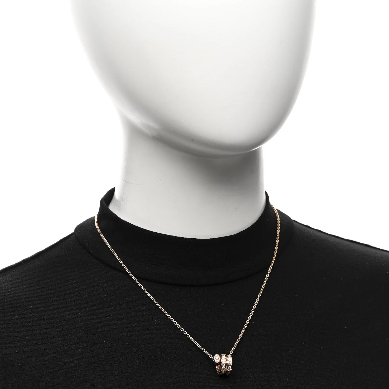 18K Rose Gold Serpenti Viper Pave 2