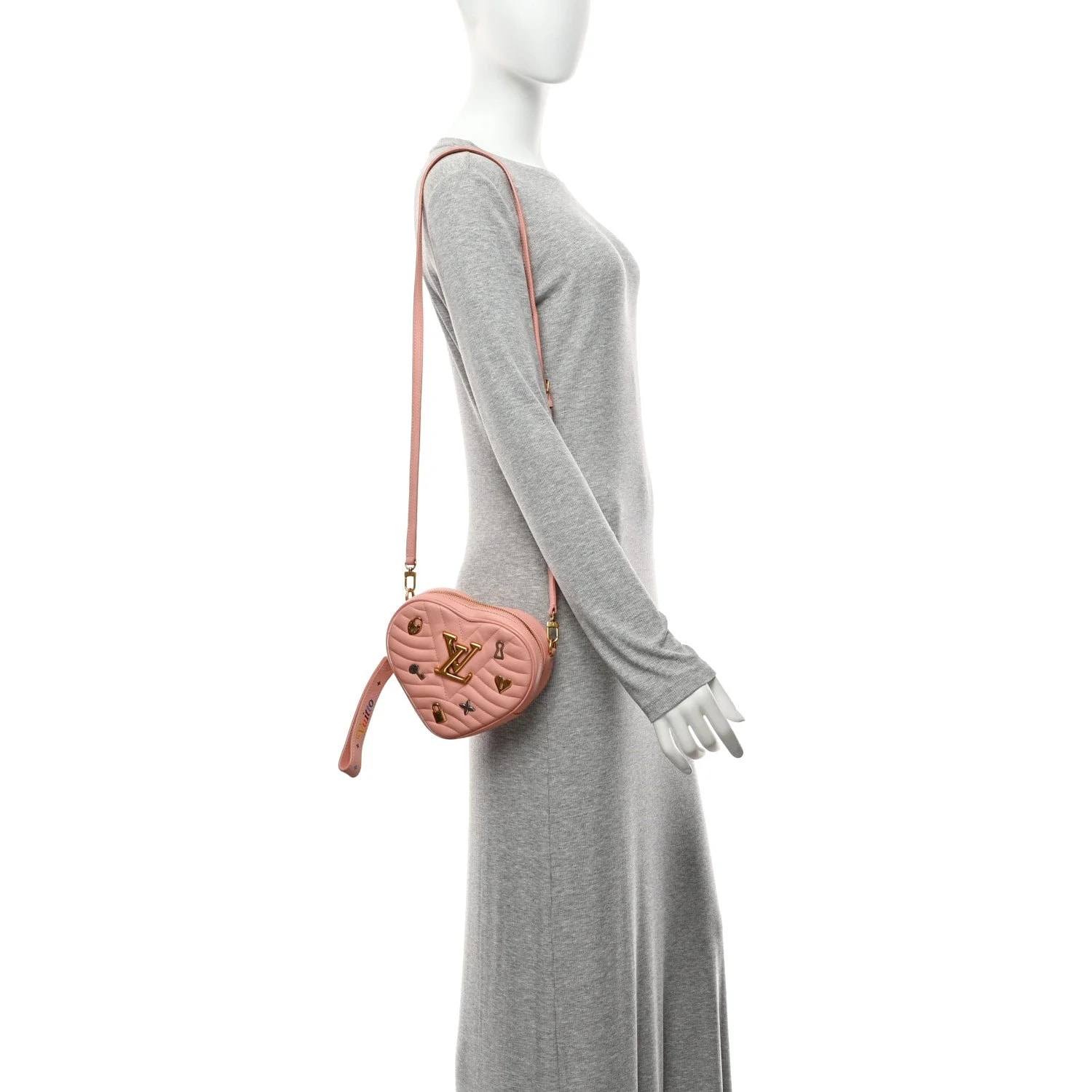 Embellished New Wave Love Lock Heart Pomettes 2