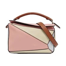 Loewe — Loewe Small Puzzle Geometric Patchwork Design Puzzle - Excellent #1LPKCR3 — Handbag — resale
