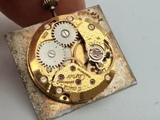 1970's Cartier Tank Roman Original Dial Hand Wind 18K Gold Plated Swiss 2