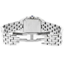 Cartier Santos Dumont SM W25064Z5 20mm SS Beige #C4577 3