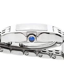 Cartier Santos Dumont SM W25064Z5 20mm SS Beige #C4577 4