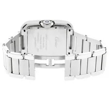 Cartier Tank Anglaise LM W5310009 Date Silver Dial Automatic Watch_960415 4