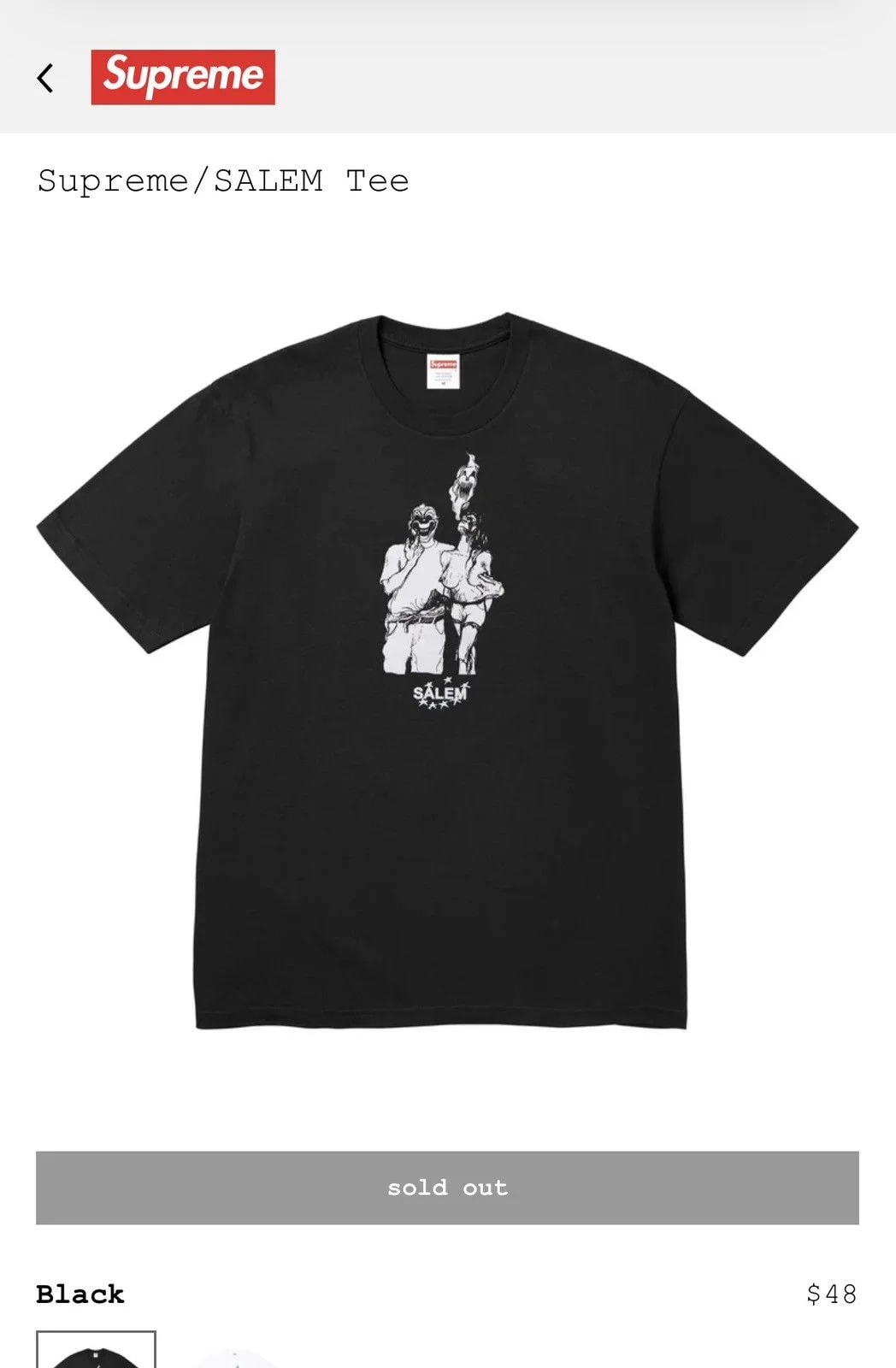 Supreme X Salem Tee 3