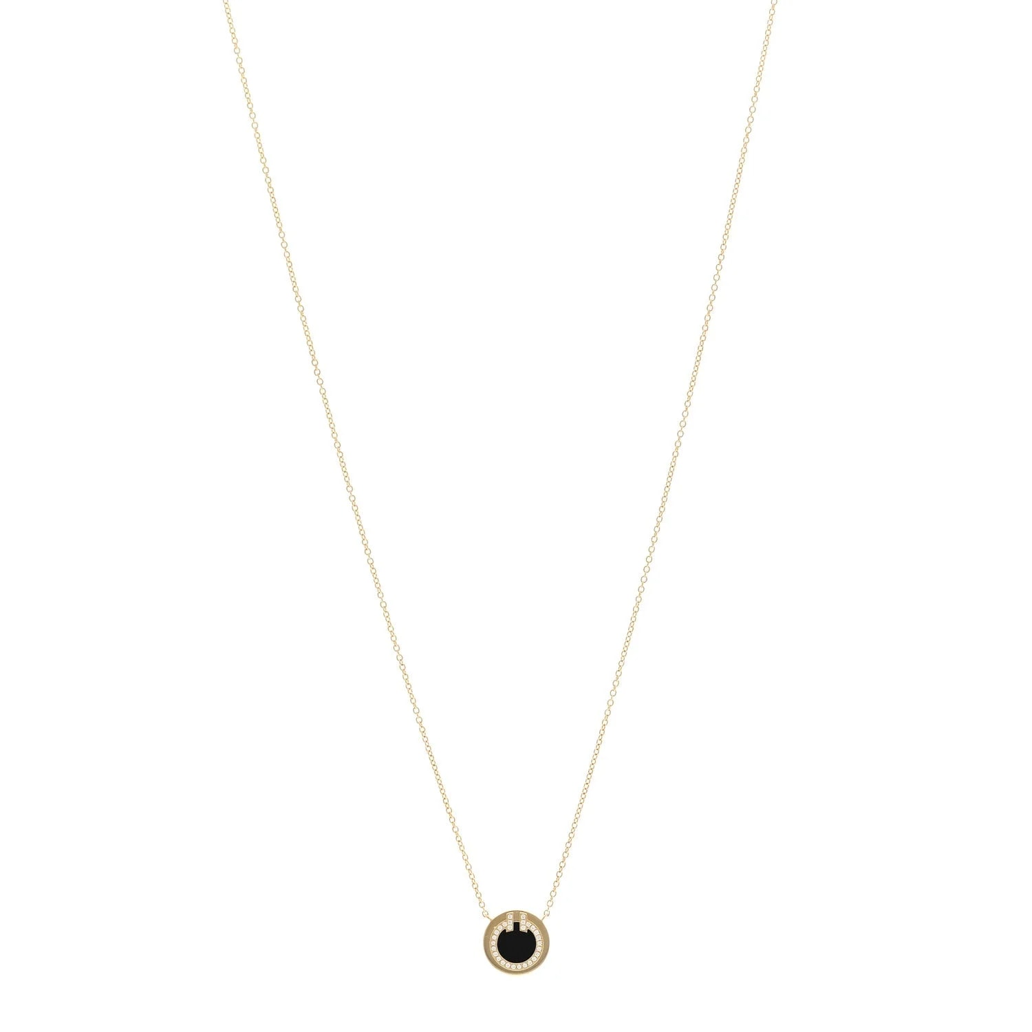 Tiffany & Co. — 18K Yellow Gold Small T Circle — Jewelry — resale