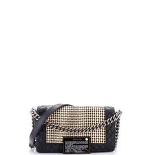 Chanel Reverso Boy Flap Woven Old Medium 2