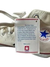 Converse All Star Hi Chuck Taylor Shoes Sz 9-9.5 2001 NOS 3