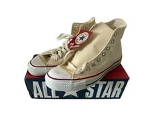 Converse All Star Hi Chuck Taylor Shoes Sz 9-9.5 2001 NOS 4