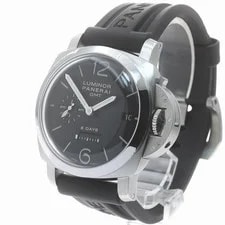 Officine Panerai Luminor 1950 GMT 8 Days PAM00233 44mm SS Black #C2215 2