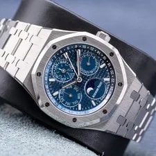 Audemars Piguet Royal Oak Perpetual Calendar 26574ST Blue Dial 41mm Box & Papers 2