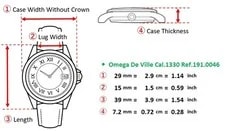 Omega de Ville Cal.1330 Ref.191.0046 Gold Square Quartz 2