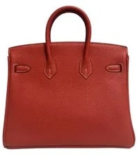 Hermes Birkin 25 Sanguine Palladium Hardware 4