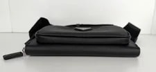 Prada Enameled Metal Triangle Logo Belt in B-5 3