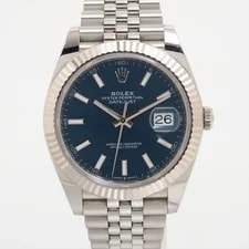 Rolex — Rolex Datejust 41 126334 Ss×wg SS AT Bright Blue Dial 3 Extra Links — Watch — resale