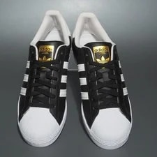 2020 Adidas Superstar Cblack Ftwwht Goldmet FX2331 Without Box Us9.5 3