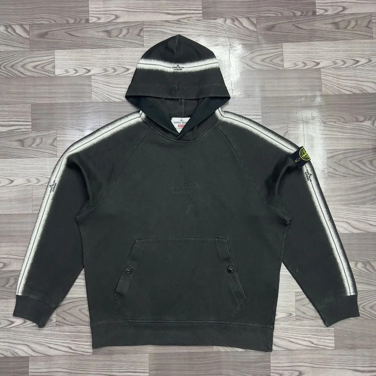 Supreme — Supreme X Island Stripe Hooded Sweatshirt — streetwear — resale