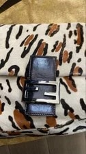 Fendi Mamma Bucket , Leopard Print, Calf Hair, Fashion 3