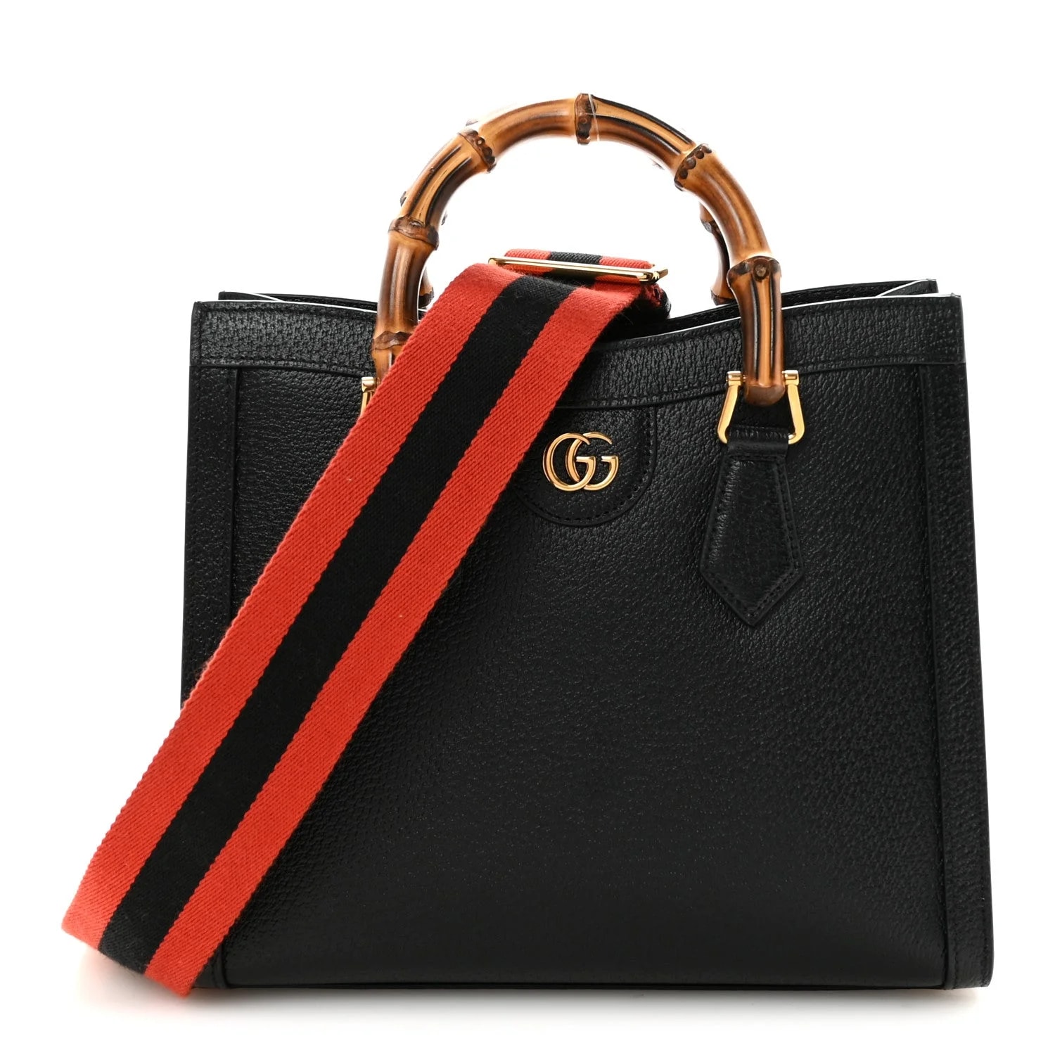 Gucci — Textured Dollar Web Small Diana Dusty — Handbag — resale