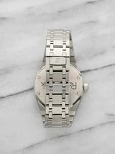 2000s Audemars Piguet Royal Oak 14790ST Steel Blue Tapisserie Dial Auto 36mm 3