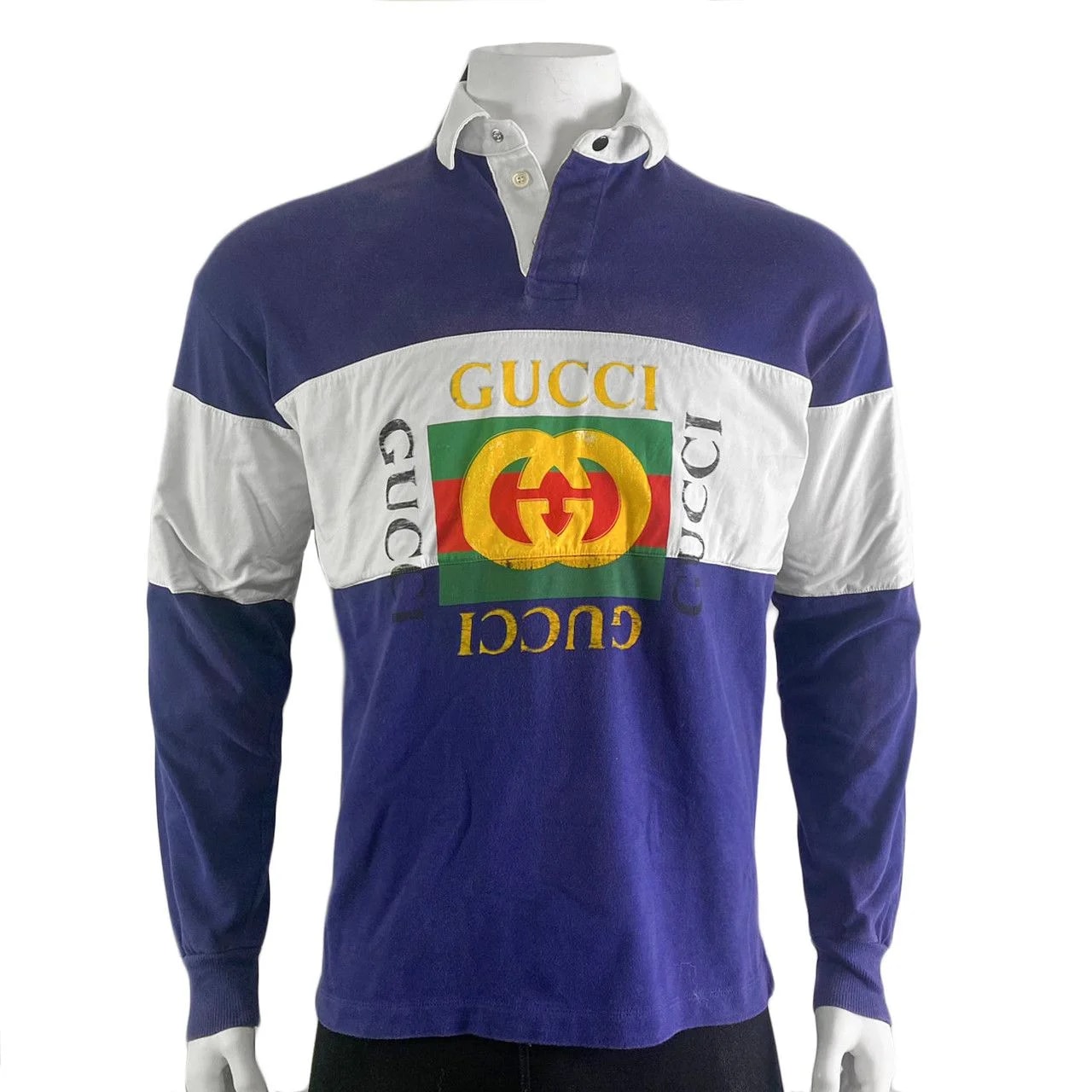 Gucci — Gucci Logo Rugby Polo Shirt — streetwear — resale