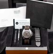 Panerai Luminor 1950 Monopulsante GMT Chrono Titanium Tobacco 44mm Box PAM00311 4