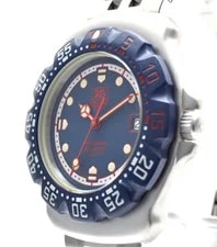 TAG Heuer — TAG Heuer Formula1 370.513 Quartz Blue Dial Red Date — Watch — resale