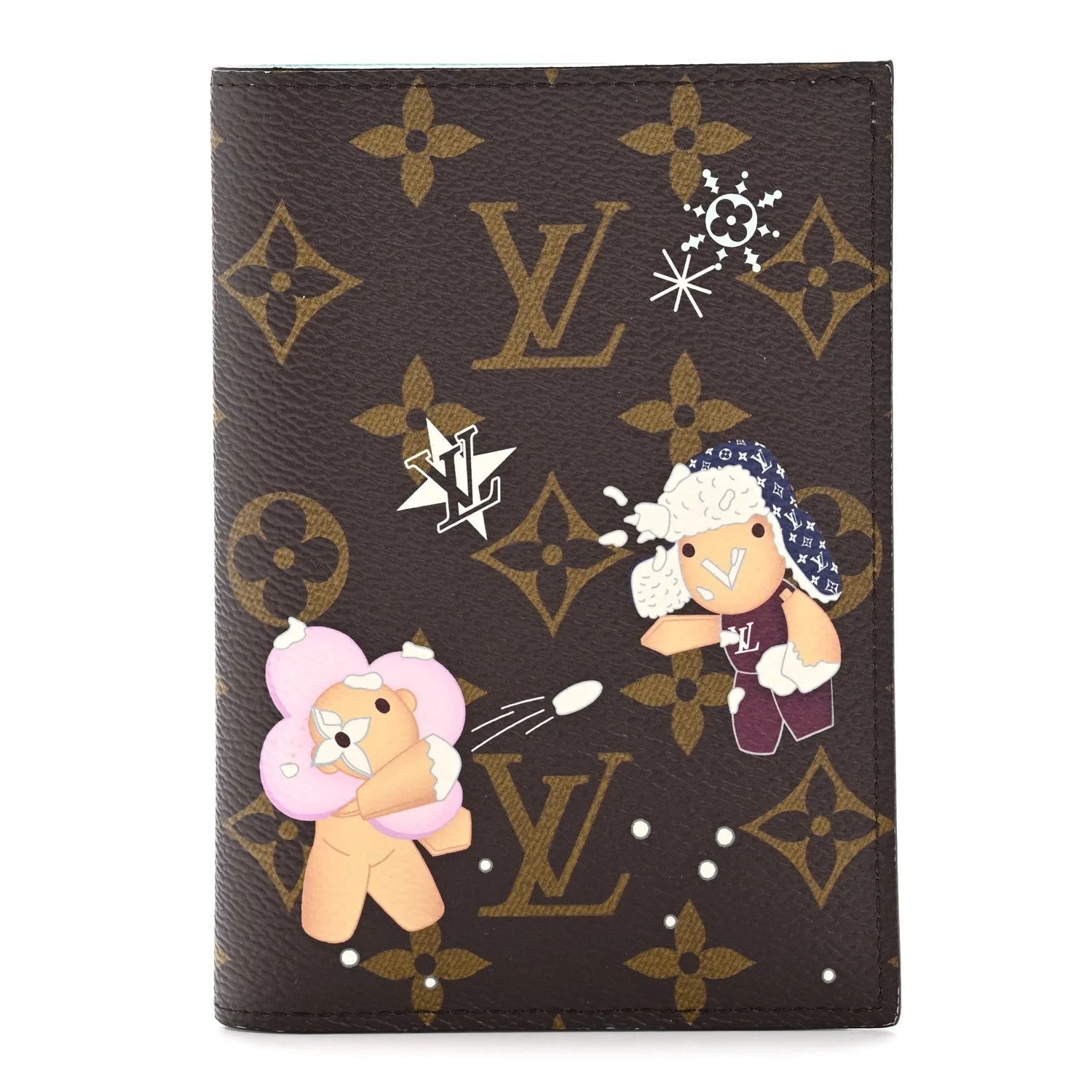 Louis Vuitton — 2025 Christmas Animation Passport Cover Frost — Accessory — resale