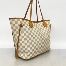 Auth [6gd4205] Louis Vuitton Azul Neverfull ... 2